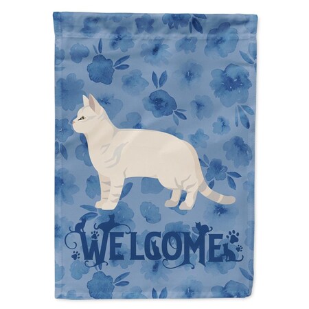 Carolines Treasures 11 x 0.01 x 15 in. American Shorthair No.2 Cat Welcome Flag Garden Size CK4821GF